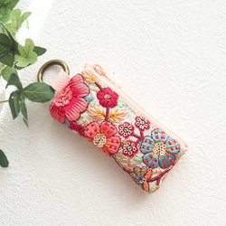 西陣織】着物帯リメイク✧*ミニポーチ（縁起もの/一点物/京都西陣/着物