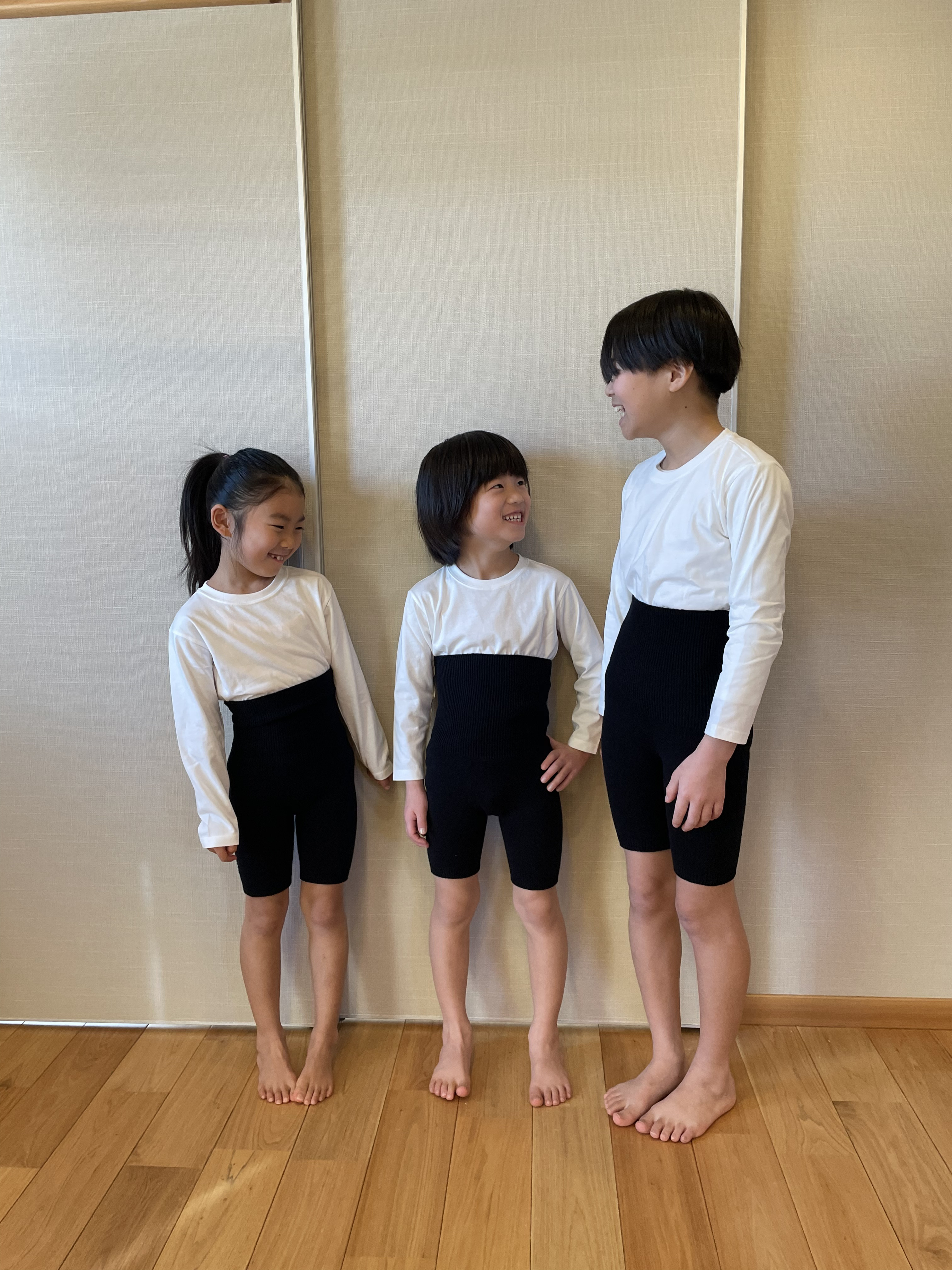 成長期の冷え対策に/こっそり温活/ジュニアのはらまパンツ/日本製/肌にやさしいシルク＆無撚糸コットン◎