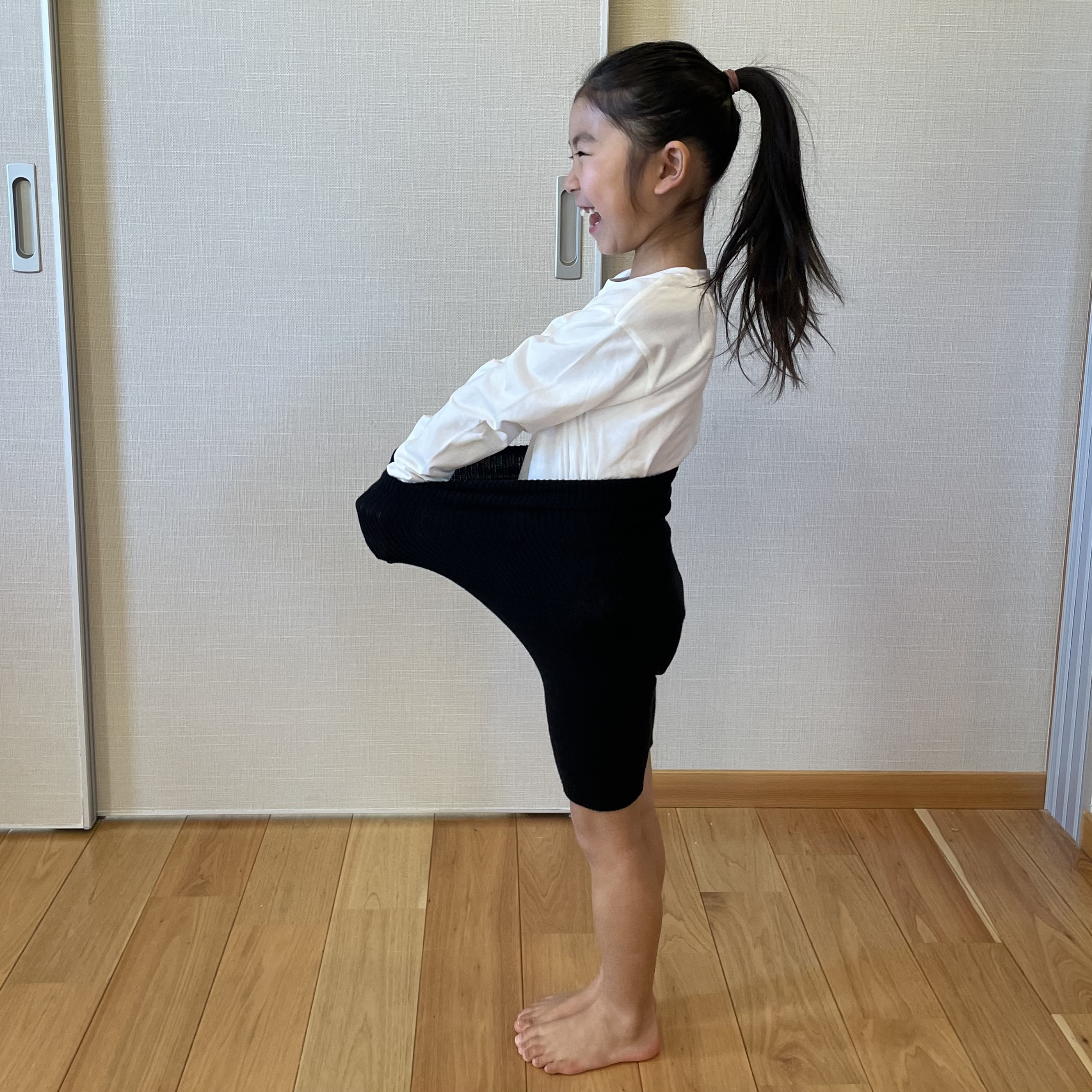 成長期の冷え対策に/こっそり温活/ジュニアのはらまパンツ/日本製/肌にやさしいシルク＆無撚糸コットン◎