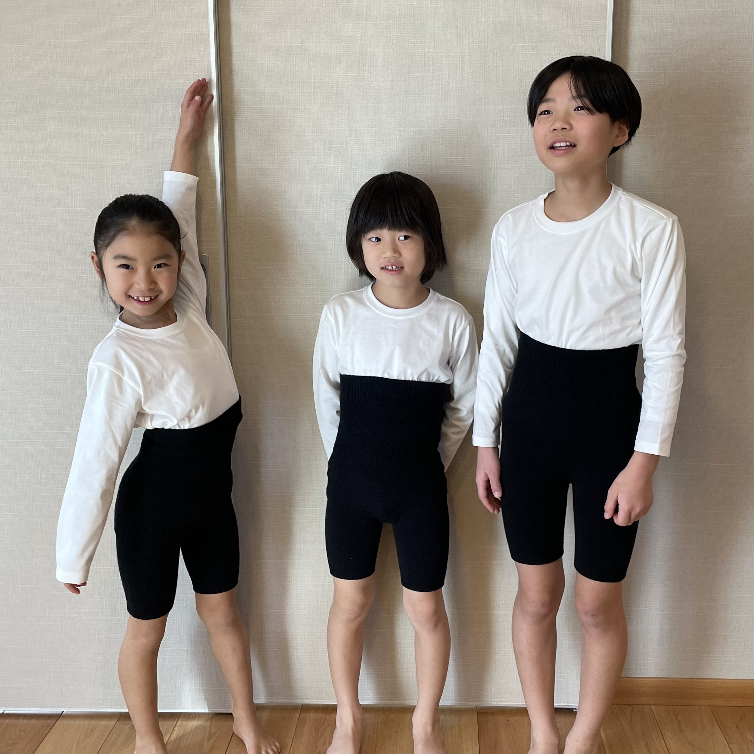 成長期の冷え対策に/こっそり温活/ジュニアのはらまパンツ/日本製/肌にやさしいシルク＆無撚糸コットン◎