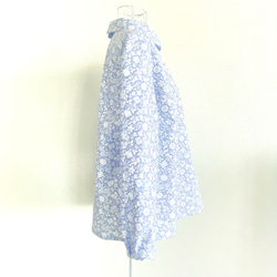 リバティ(liberty)の丸襟ブラウス(ミズイロ) 4枚目の画像