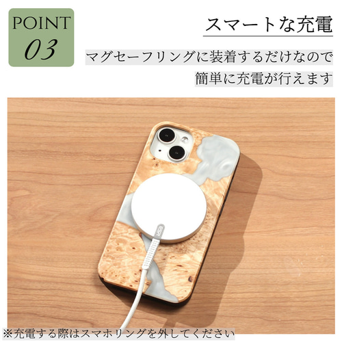 iphone ケース 木製 リング マグセーフ magsafe レジン きらきら 木製 iphoneSE3 ケース マグセーフ対応 SE2 8 7 ウッド