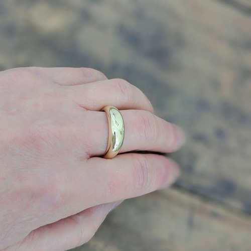 真鍮のぽってりリング 13号 指輪・リング 9RE(クリ) 通販 18893578