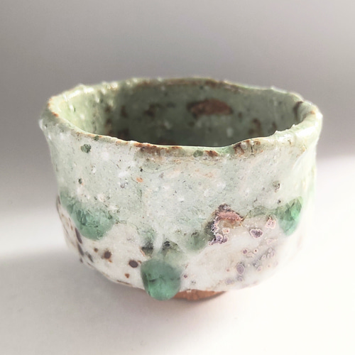 ビードロ釉ぐい呑み （藁灰釉ぐい呑 | 和の器 工房 草來舎）