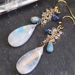 極上 プレシャスオパール ブラックカラーオパール ピアス イヤリング