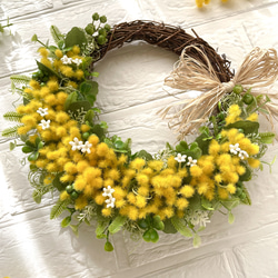 水無月アジサイのハーフリース ドライフラワー cielclairシェル