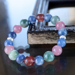 インディゴカラーのカイヤナイトとカイヤナイトシリカと