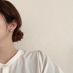 大人気シリーズ◆痛くならないボリュームイヤリング/ピアスに見える　ゴールド シルバー　結婚式　金属アレルギー対応　春 9枚目の画像