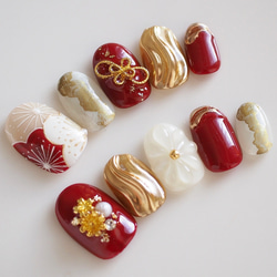 【フルオーダー】卒業式　成人式（2025年度）　袴　振袖　その他　ネイルチップ bc6cb0223d0d21e9c4f22e92f0a239