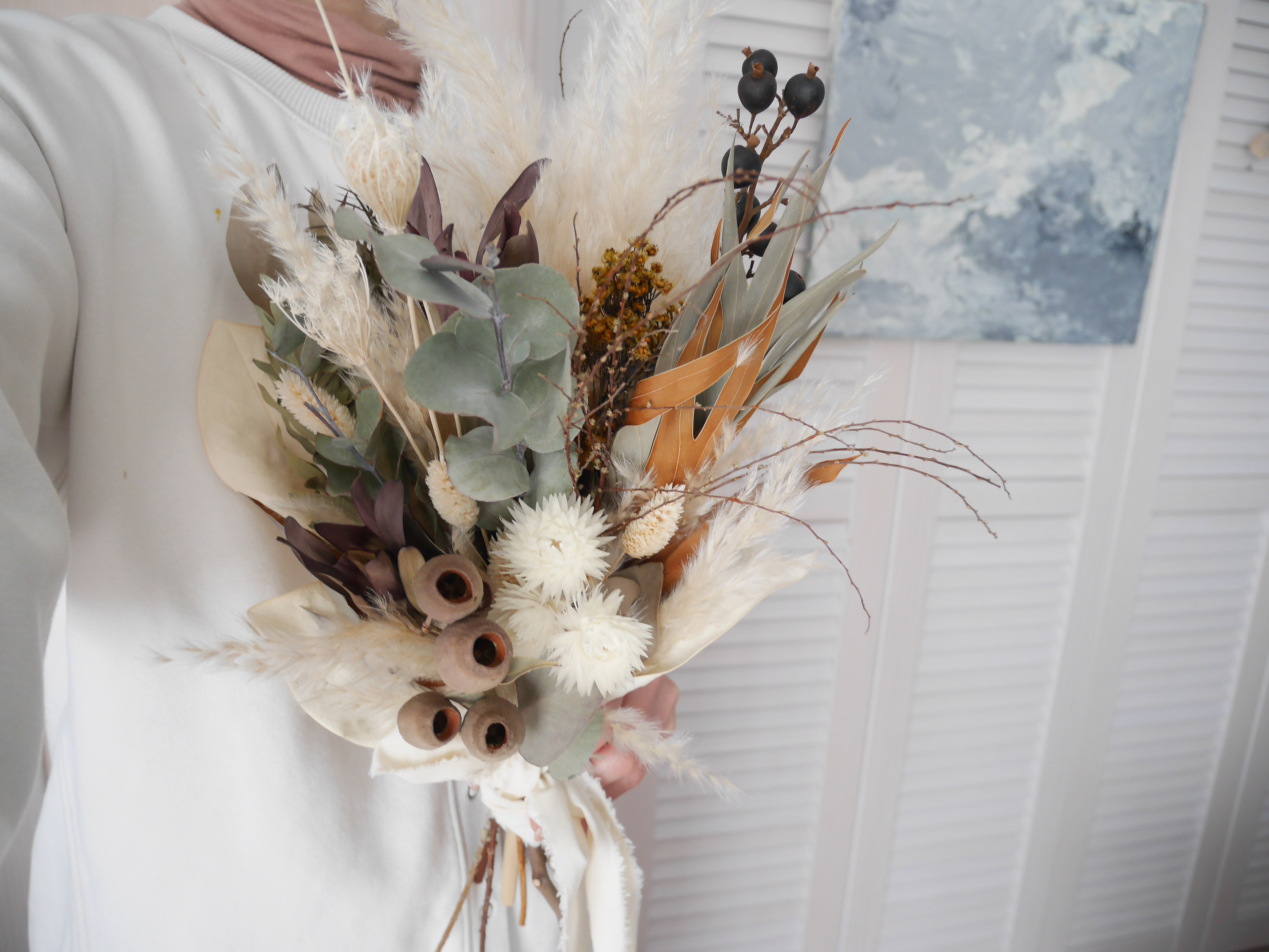 ボタニカルブーケ/ドライフラワーブーケ/ドライフラワースワッグ/ブーケ