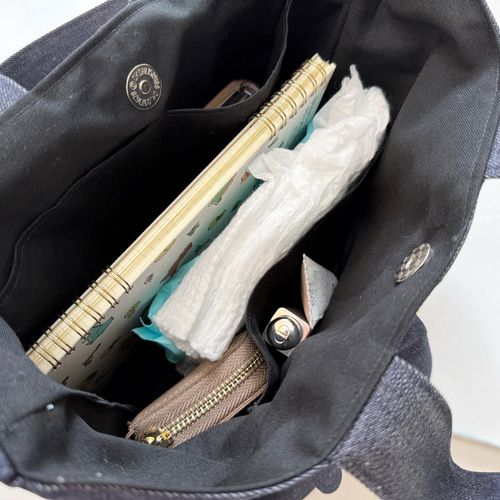 MITA】たっぷりフリルのデニムフリルバッグ/ショルダーにも トート