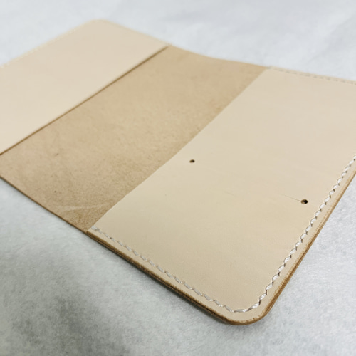 ほぼ日手帳用 手帳カバー（レザー、ヌメ革、生成り） 手帳カバー
