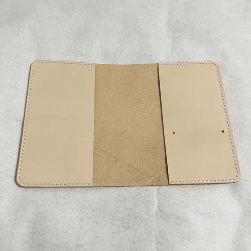 ほぼ日手帳用 手帳カバー（レザー、ヌメ革、生成り） 手帳カバー