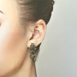 チェーン× Secouer ピアス/イヤリング【Silver】 4枚目の画像