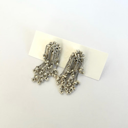 チェーン× Secouer ピアス/イヤリング【Silver】 3枚目の画像