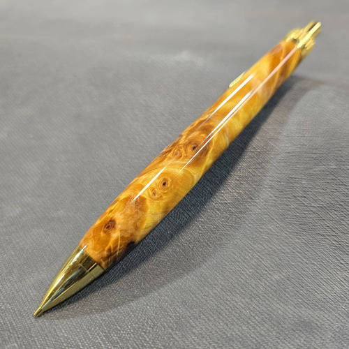 極上栃瘤杢 スタビライズウッドシャープペンシル【送料・ギフト