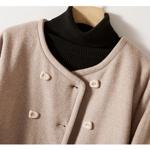 CARAMEL ウールコート 12サイズ グレー CARAMEL ウールコート 12サイズ グレー