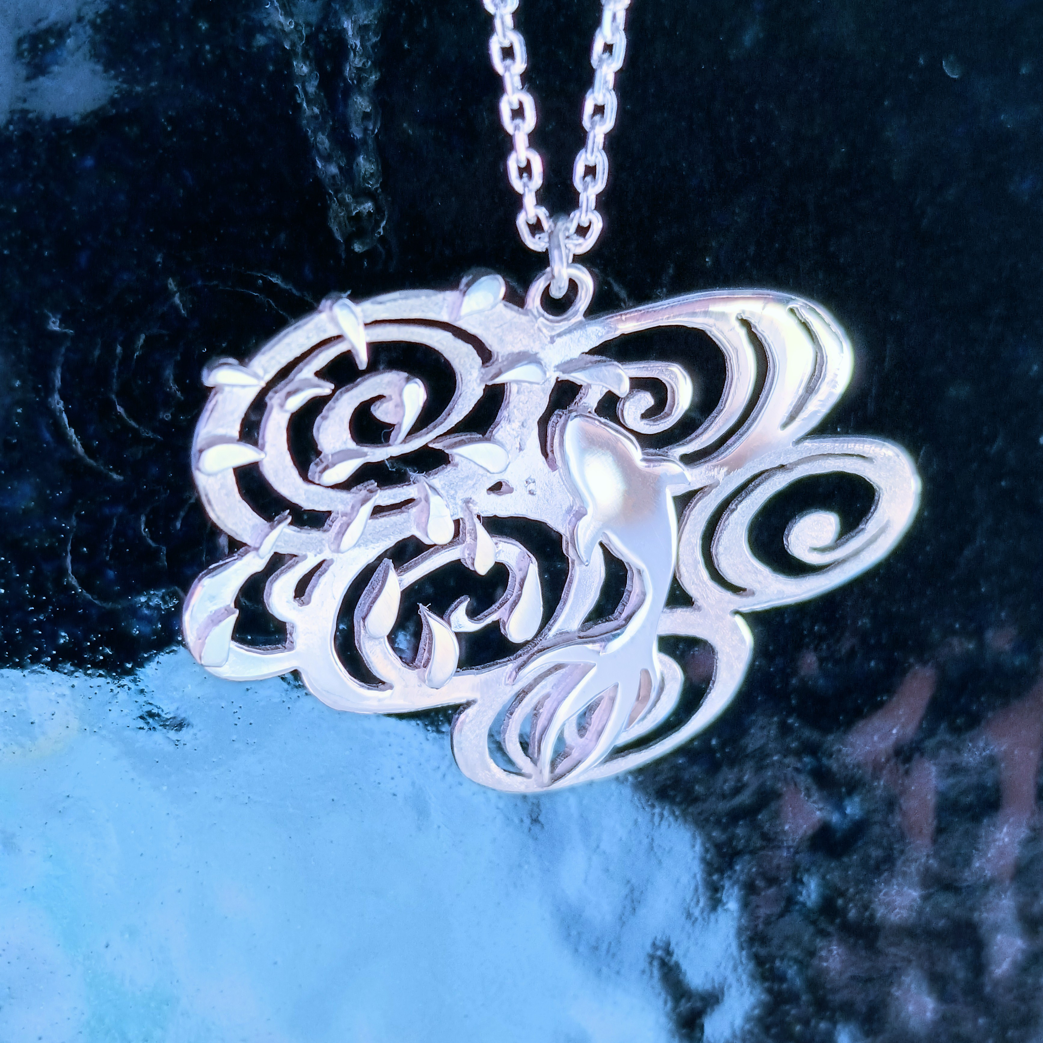 夏 金魚のネックレス/かんざし