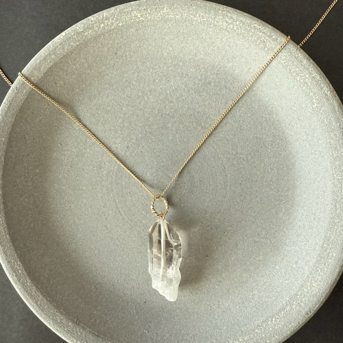 虹入りダブルポイント水晶♚ペンダントトップ ペンダントトップ