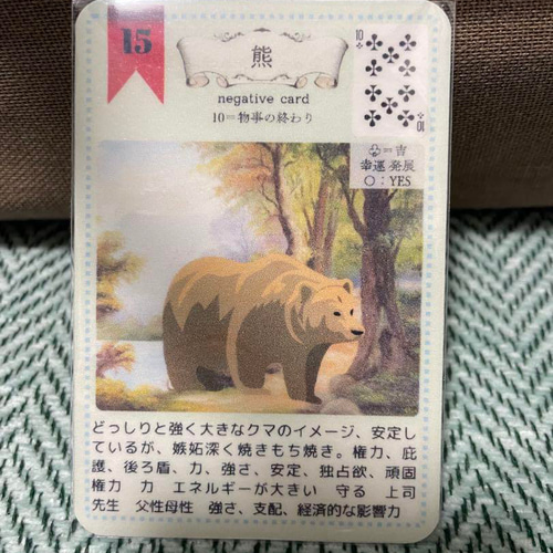 45＞意味が書いてあるルノルマンカード緑Ver＋解説書 その他素材