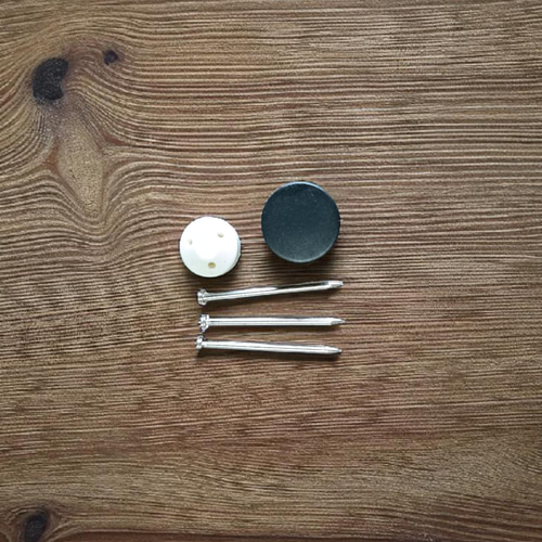 杉無垢材のレコードディスプレイレール LP2枚用 壁掛け ウォール