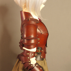 [受注生産] DD（M胸）レザーアーマーセット 本革 4枚目の画像
