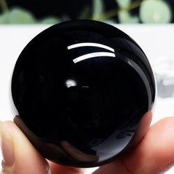 オブシディアン 黒曜石 丸玉 スフィア 天然石 【超美品】1 その他置物