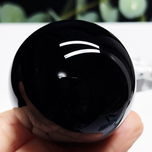 オブシディアン 黒曜石 丸玉 スフィア 天然石 【超美品】1 その他置物