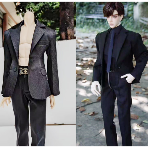 1/3 BJD素体 70cm 75cm BJD人形 スーツ メンズ服 おもちゃ衣服 ドール