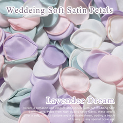 選べる6種！ サテン フラワーシャワー セット ミックス  造花 12g ラウンド 丸 結婚式 ウェディング DIY 5枚目の画像