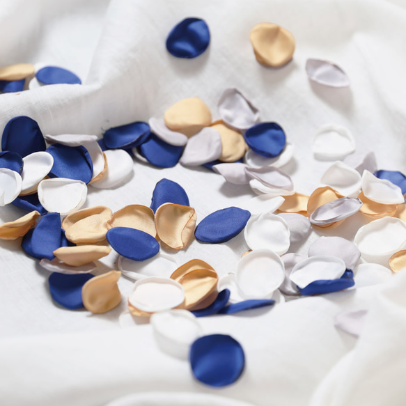 選べる6種！ サテン フラワーシャワー セット ミックス  造花 12g ラウンド 丸 結婚式 ウェディング DIY 12枚目の画像