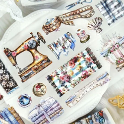 海外作家 五宝文創 樱花点点 マスキングテープ PET テープ 桜 花