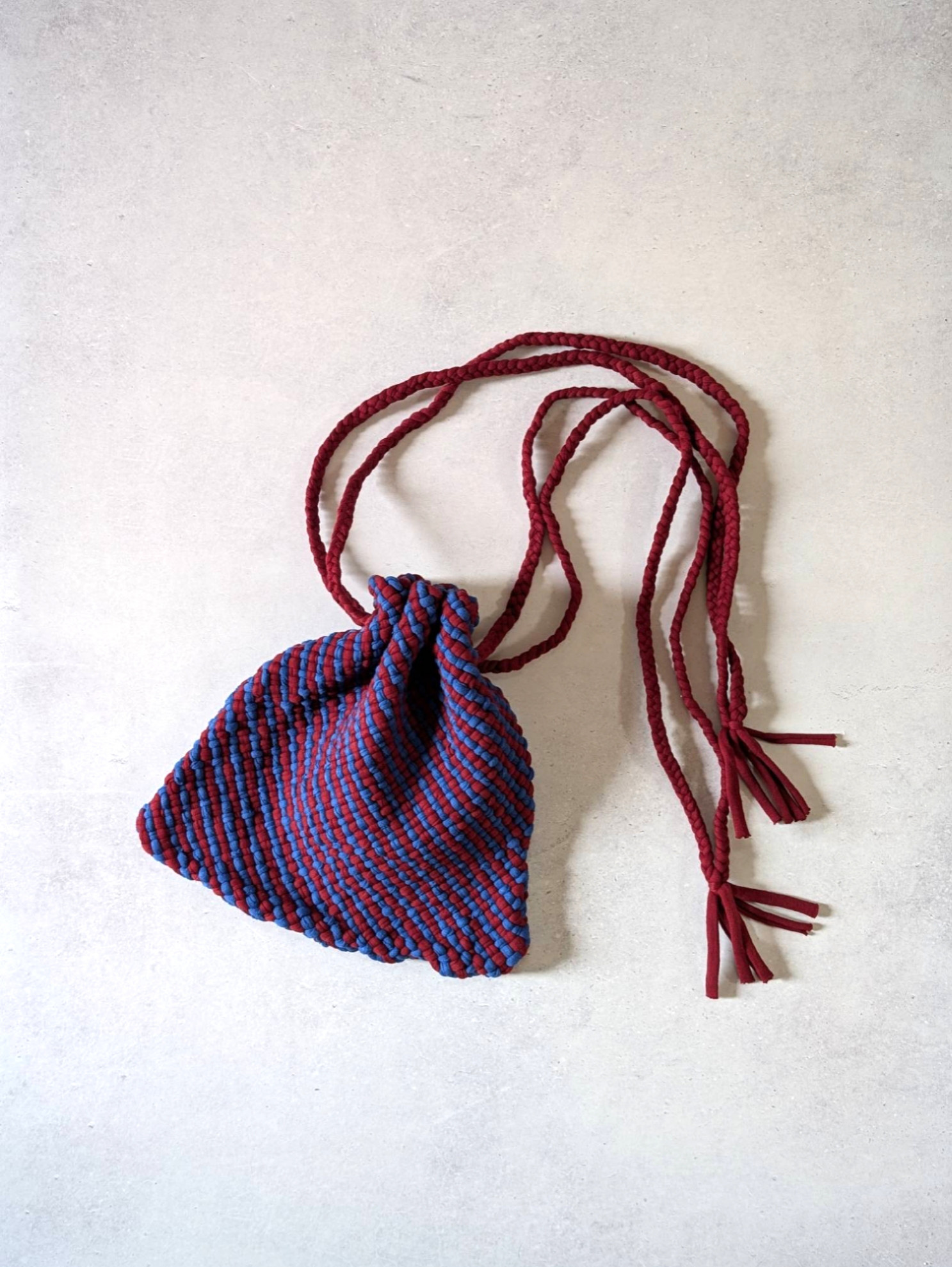 project-1000 drawstring bag S【multi color①】巾着バッグ　サコッシュ