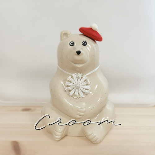 しろくま貯金箱】♡クリスマスレッド×ホワイト7点セット♡ その他