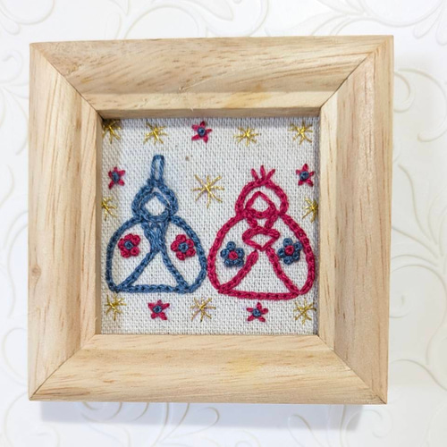 ☆新作☆刺繍フレーム☆ひな祭り2026ver その他インテリア雑貨 刺繍屋