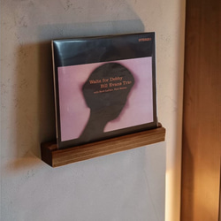 杉無垢材のCDディスプレイレール 3枚用】 ウォールシェルフ ウォール