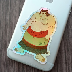 浮世絵 神奈川沖浪裏 キラキラステッカー シール・ステッカー KIMASA