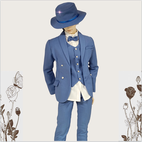 ドール服のオーダーメイド 1/4,1/3BJD スーツセット MDD ドルフィー