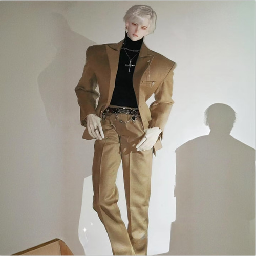 ドール服のオーダーメイド 1/4,1/3BJD スーツセット MDD ドルフィー