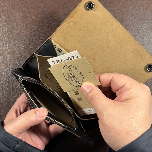 HORWEEN クロムエクセル トラッカーウォレット タロンジップ