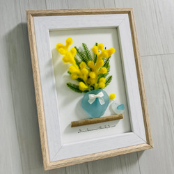 シーグラスアート キャンバスアート インテリア雑貨 壁掛け 置物