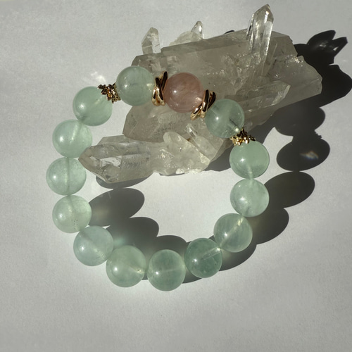 ブルーグリーンアクアマリンブレスレット ブルーグリーン アクアマリン ブレスレット ブレスレット HALEA 通販