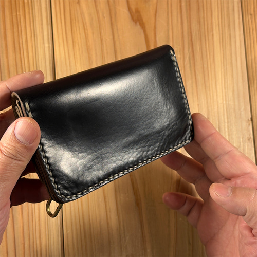 Middleトラッカーウォレット　クロムエクセルレザー　スタンプ　茶芯 Middleトラッカーウォレットクロムエクセルレザースタンプ茶芯