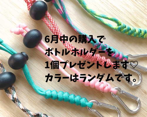 シンプル可愛い☆丈夫なパラコードで編んだハンドストラップ