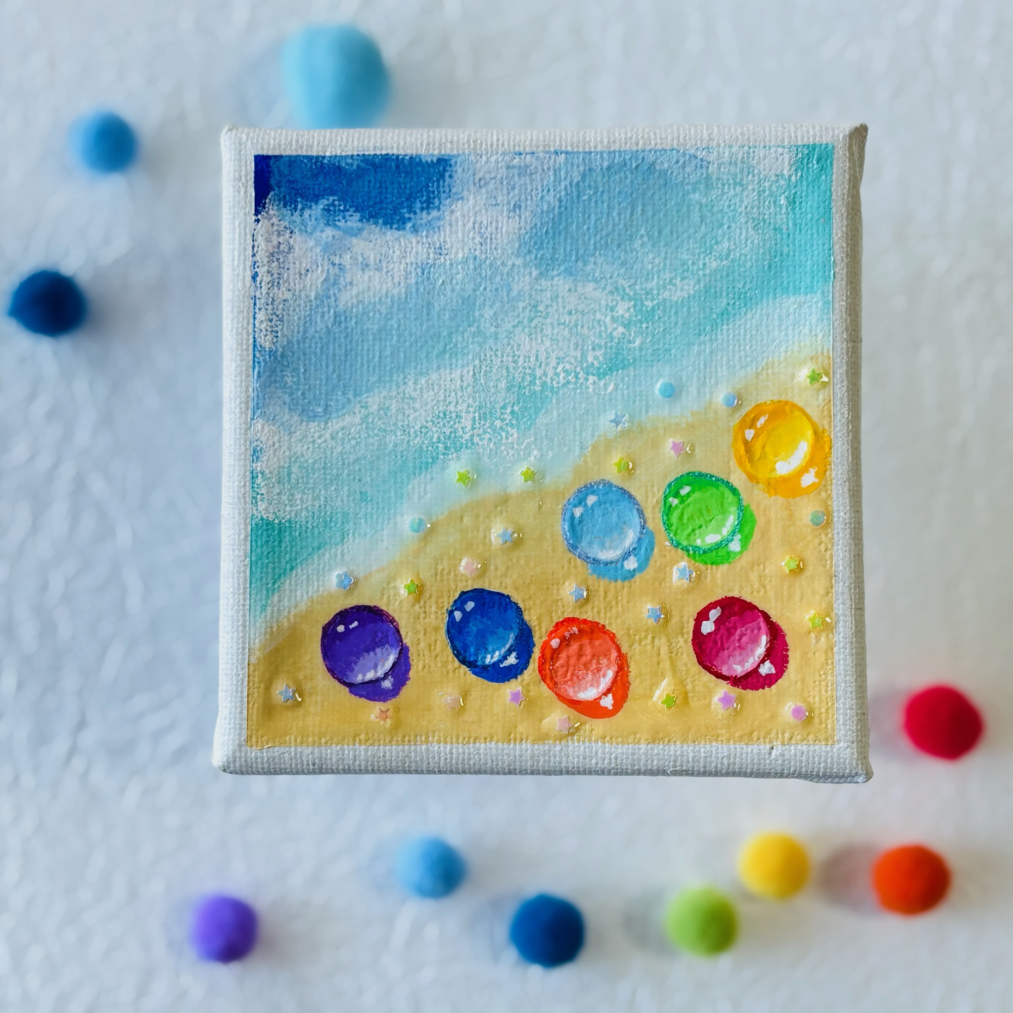 455×530mm 『眠りの森』F10キャンバス　アクリル絵の具　soich 455×530mm 『眠りの森』F10キャンバス アクリル絵の具 soich