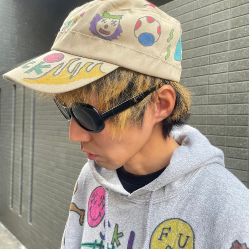 キャップ ワークキャップ リメイク リメイクキャップ カラフル