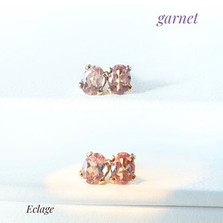 希少石☆カラーチェンジガーネットのオーバルカットピアス（B） 4,264円