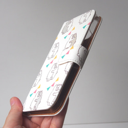 ハグくまの手帳型スマホケース #iPhone15対応 6枚目の画像