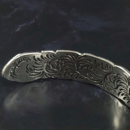 オープン価格 silverフィルド メキシカン シルバー 真鍮 バングル