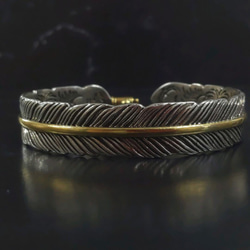 オープン価格 silverフィルド メキシカン シルバー 真鍮 バングル